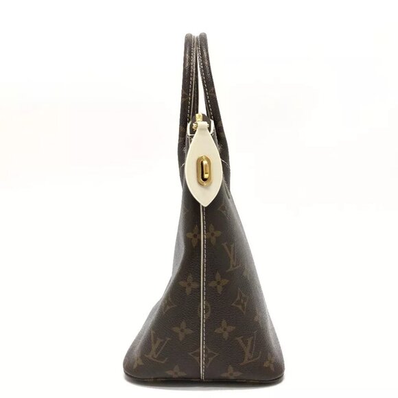 LOUIS VUITTON Shiny Monogram Lockit PM Tote Bag Hand Bag - Picture 3 of 10